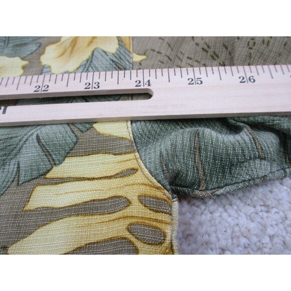 Tommy Bahama Shirt Men XL Floral Silk Graphic Print Hawaiian Camp Button Up - Picture 8 of 10